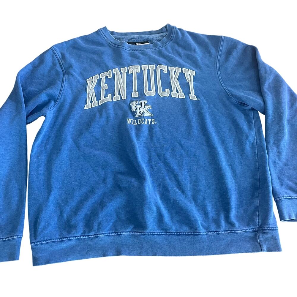 VTG University of Kentucky Blue Crewneck Sweatshirt-Large